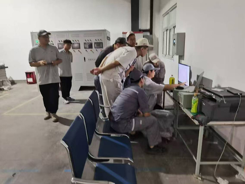 山東某鐵路現場調試